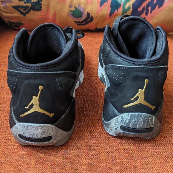 Nike Air Jordan Zion 2 TB Black Metallic Gold DQ7688-001 Men\'s‎ Size 8 Unisex main image 4